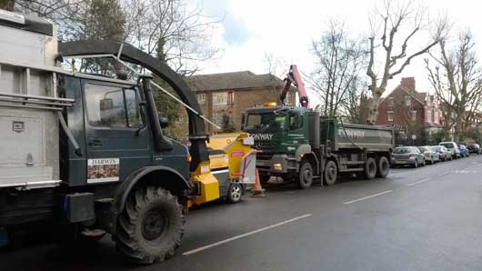 Site clearance vehicles